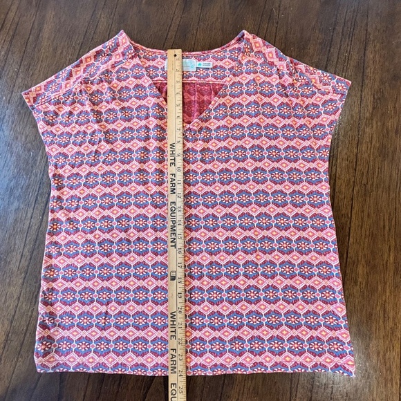 Aventura (REI) women's Spectra top graphic pattern made in India t-shirt size M - Picture 13 of 13